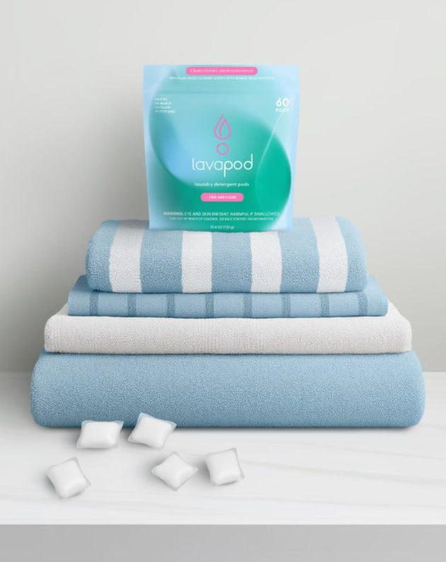 Laundry Detergent Pods | Free & Clear - - Unscented Natural Detergent, Gentle Plant-Based Formula, Sensitive Skin Friendly - 60 Count